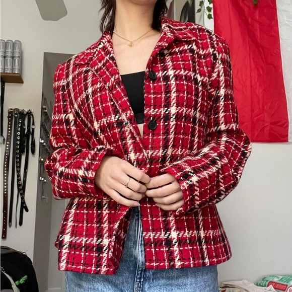 Liz Claiborne Red Blazer - Picture 8 of 8